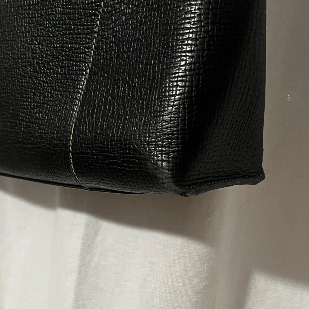 Loewe Black Vintage Leather Tote with Gold Hardware - Picture 4 of 11